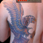 Eagle back tattoo