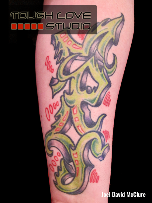 Minneapolis/MPLS graffiti tattoo